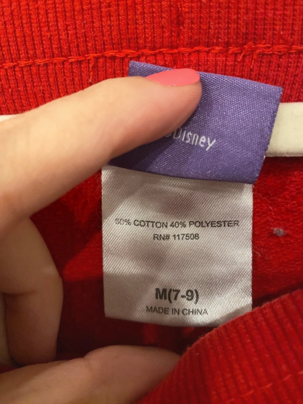 Disney Red Stitch Snowflake Jogger Pants - Picture 4 of 10
